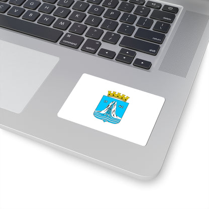 Flag of Kristiansund (Norway) STICKER Vinyl Kiss-Cut Decal