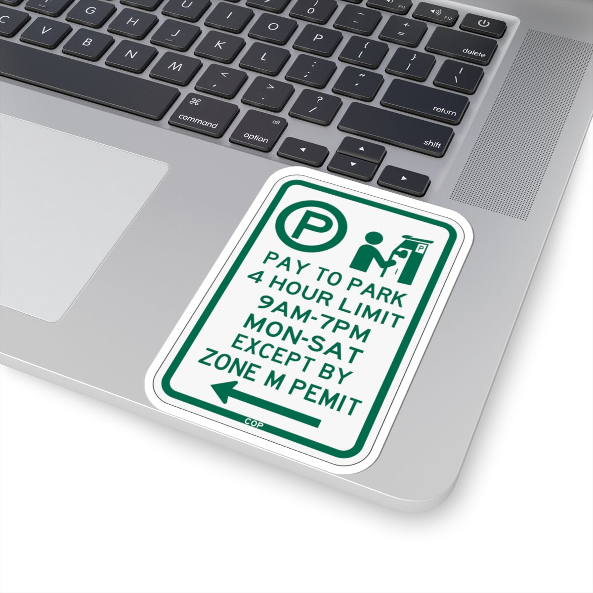 PBOT Road sign P4426L (Oregon) (Road Sign) STICKER Vinyl Kiss-Cut Decal