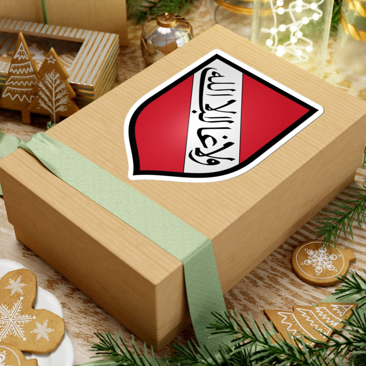 Armoiries nasrides de Grenade avec écu français ancien (Spain) (Coat of Arms) STICKER Vinyl Kiss-Cut Decal