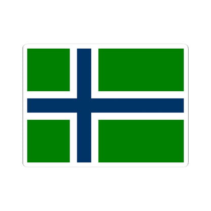 Flag of South Uist (Scotland) STICKER Vinyl Kiss-Cut Decal