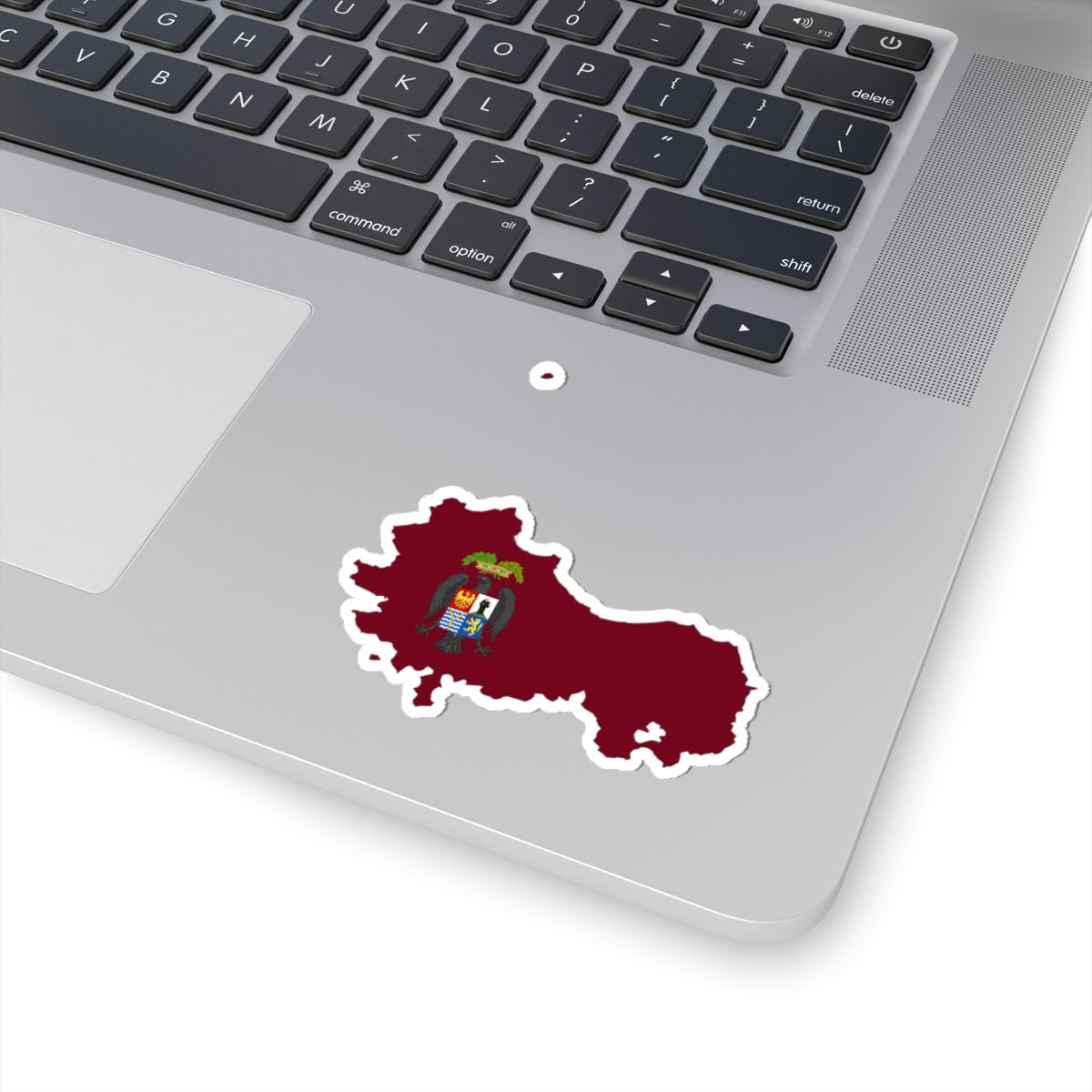 Flag map of the Province of Palermo (Italy) STICKER Vinyl Kiss-Cut Decal