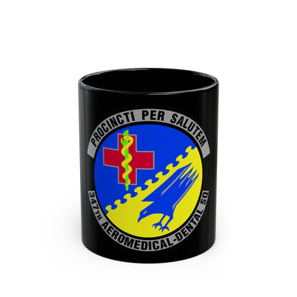 347th Aeromedical Dental Squadron (U.S. Air Force) Black Coffee Mug-11oz-The Sticker Space