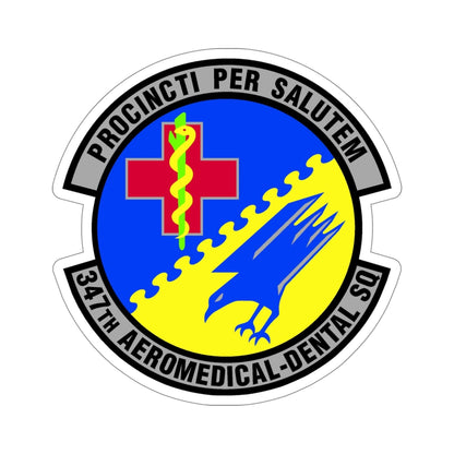 347th Aeromedical Dental Squadron (U.S. Air Force) STICKER Vinyl Die-Cut Decal-5 Inch-The Sticker Space