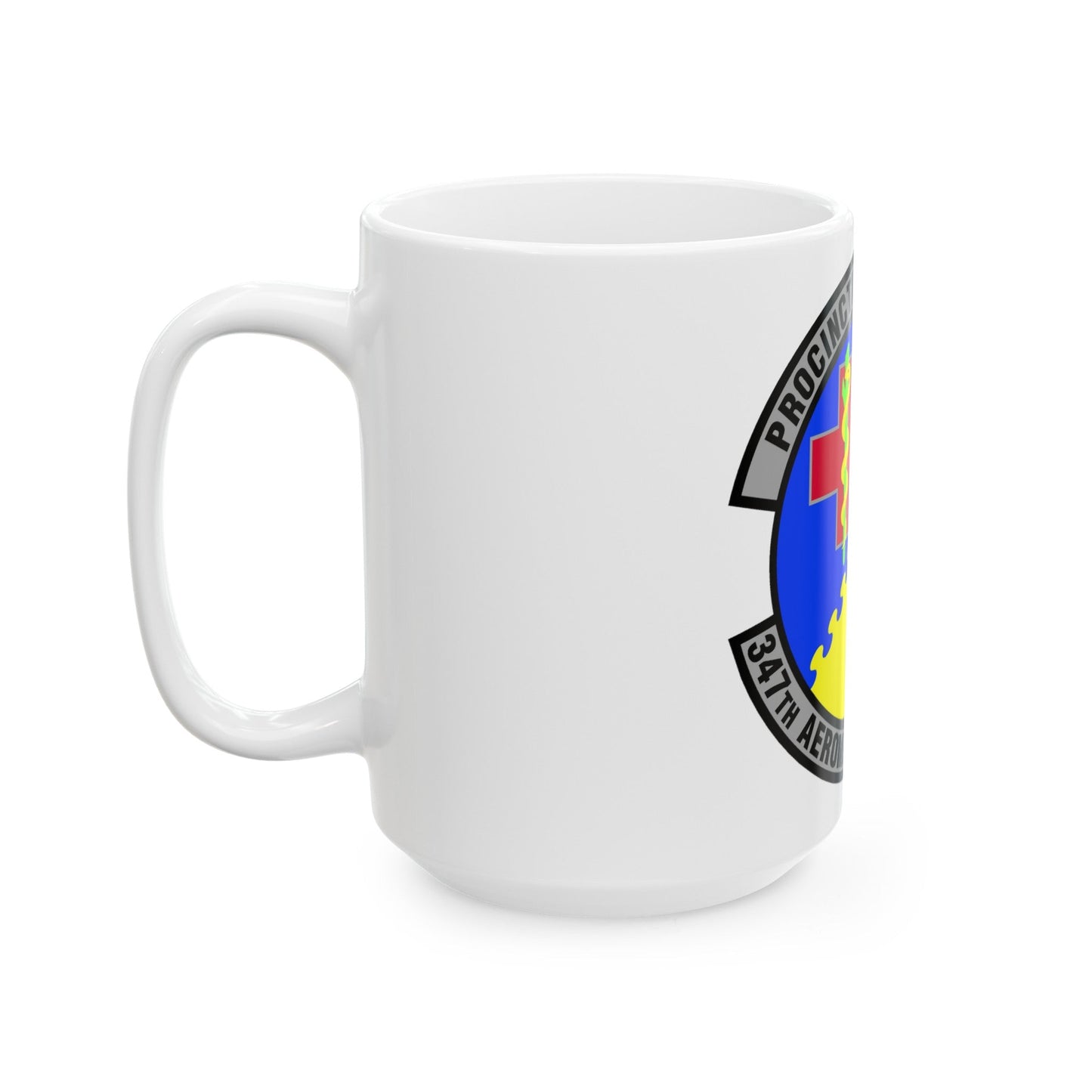 347th Aeromedical Dental Squadron (U.S. Air Force) White Coffee Mug-The Sticker Space