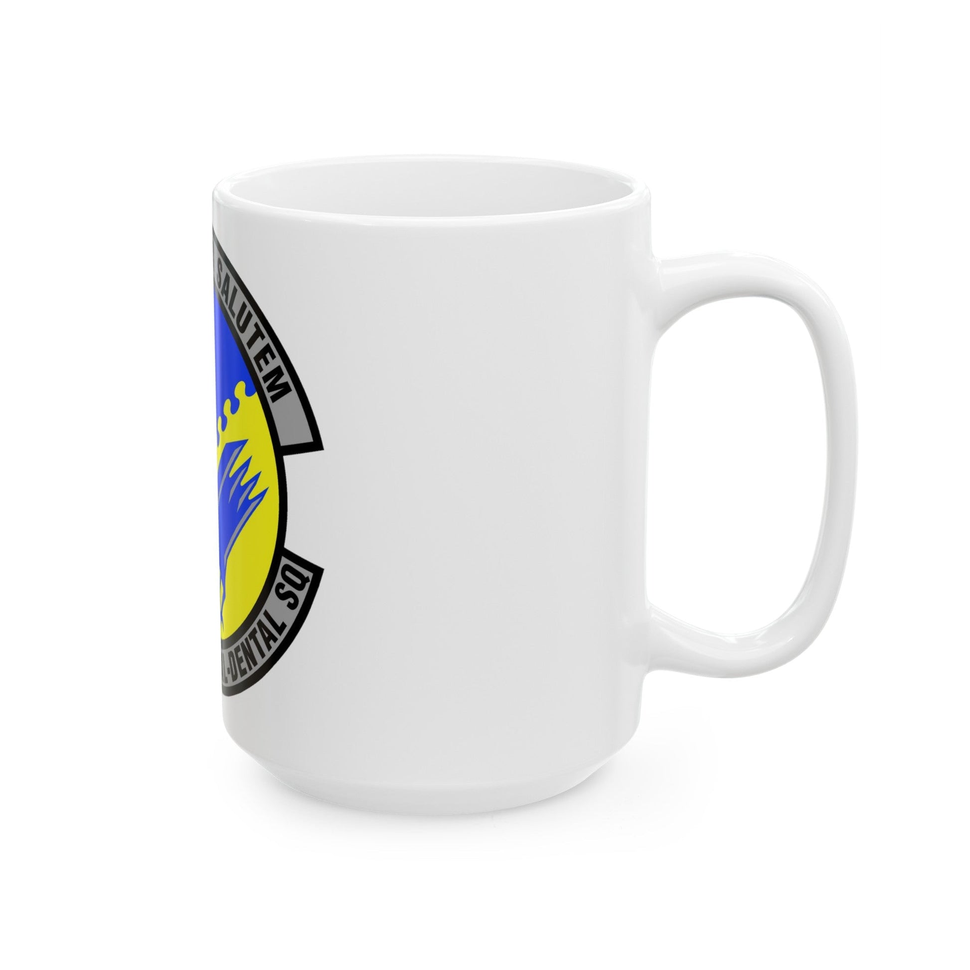 347th Aeromedical Dental Squadron (U.S. Air Force) White Coffee Mug-The Sticker Space