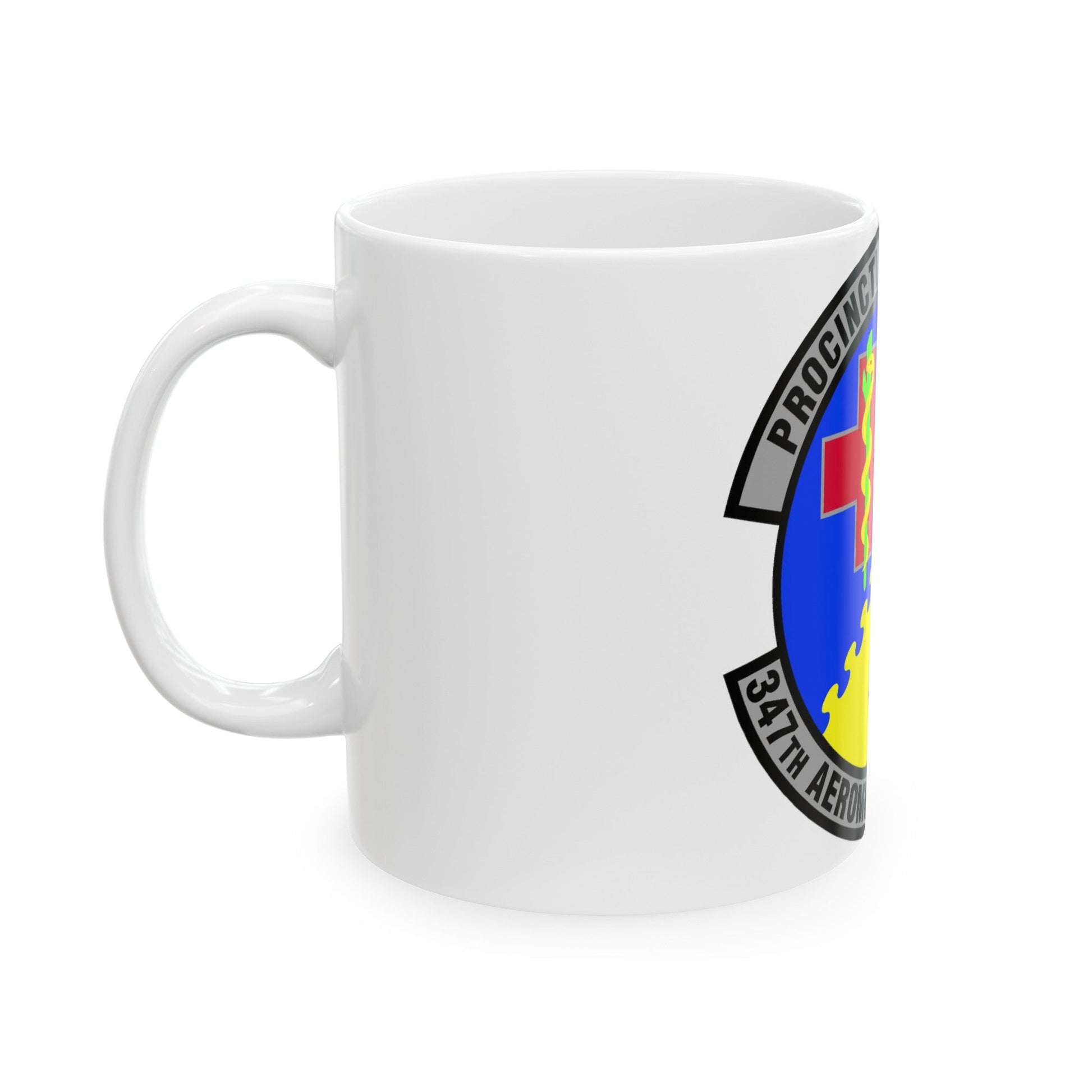 347th Aeromedical Dental Squadron (U.S. Air Force) White Coffee Mug-The Sticker Space