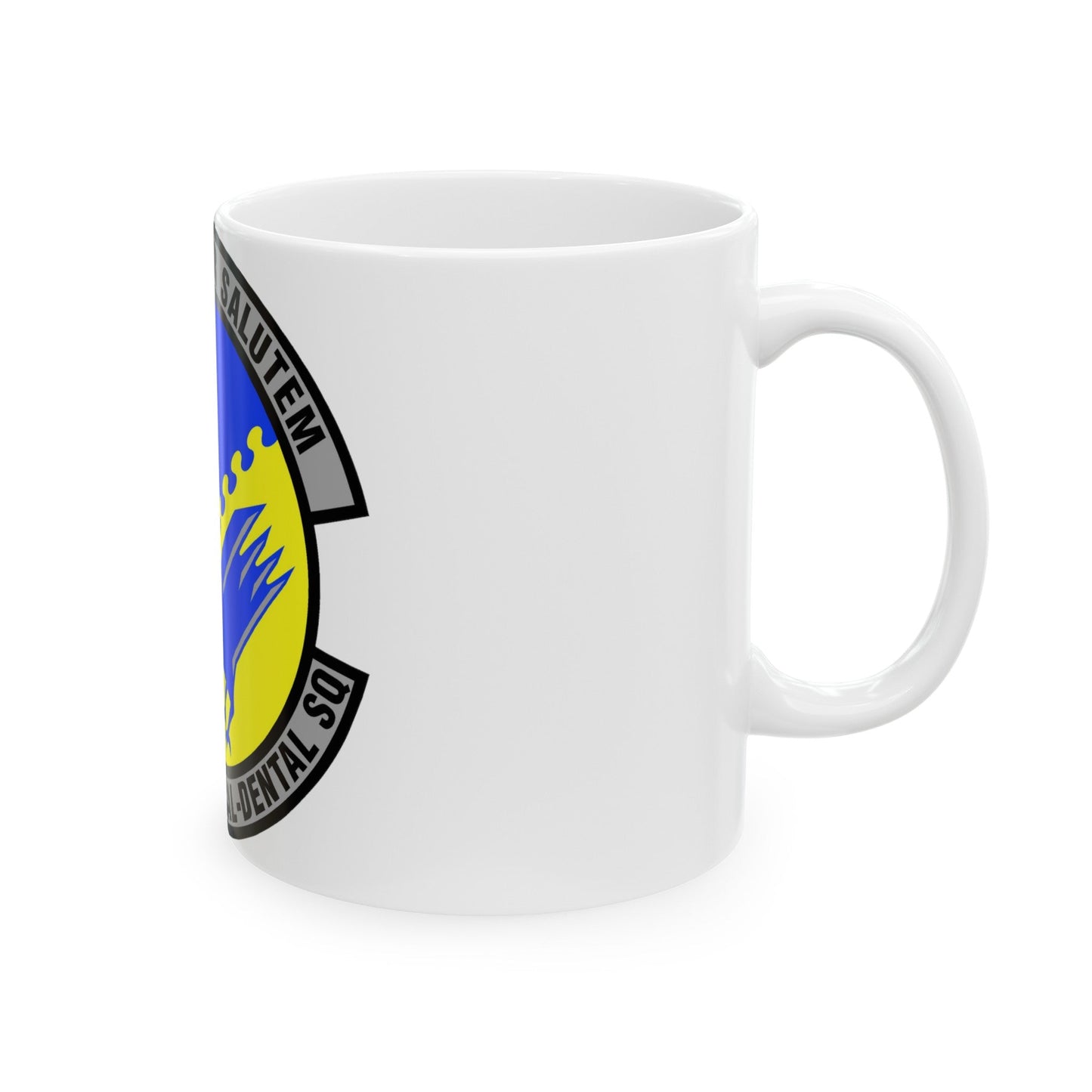 347th Aeromedical Dental Squadron (U.S. Air Force) White Coffee Mug-The Sticker Space