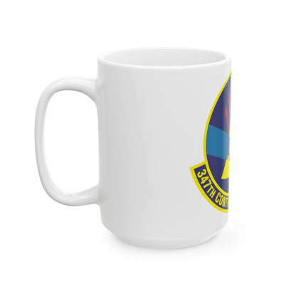 347th Contracting Squadron (U.S. Air Force) White Coffee Mug-The Sticker Space