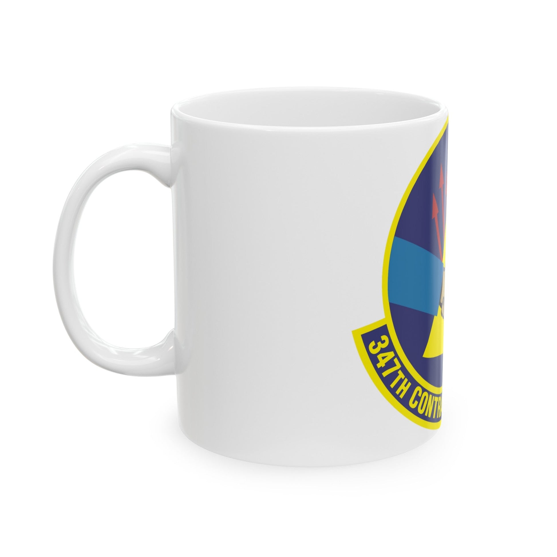 347th Contracting Squadron (U.S. Air Force) White Coffee Mug-The Sticker Space