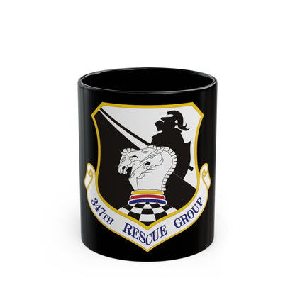 347th Rescue Group (U.S. Air Force) Black Coffee Mug-11oz-The Sticker Space