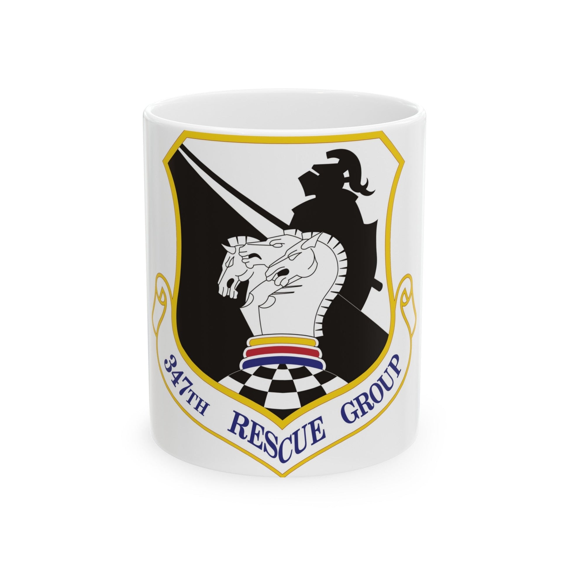 347th Rescue Group (U.S. Air Force) White Coffee Mug-11oz-The Sticker Space