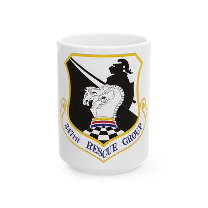 347th Rescue Group (U.S. Air Force) White Coffee Mug-15oz-The Sticker Space