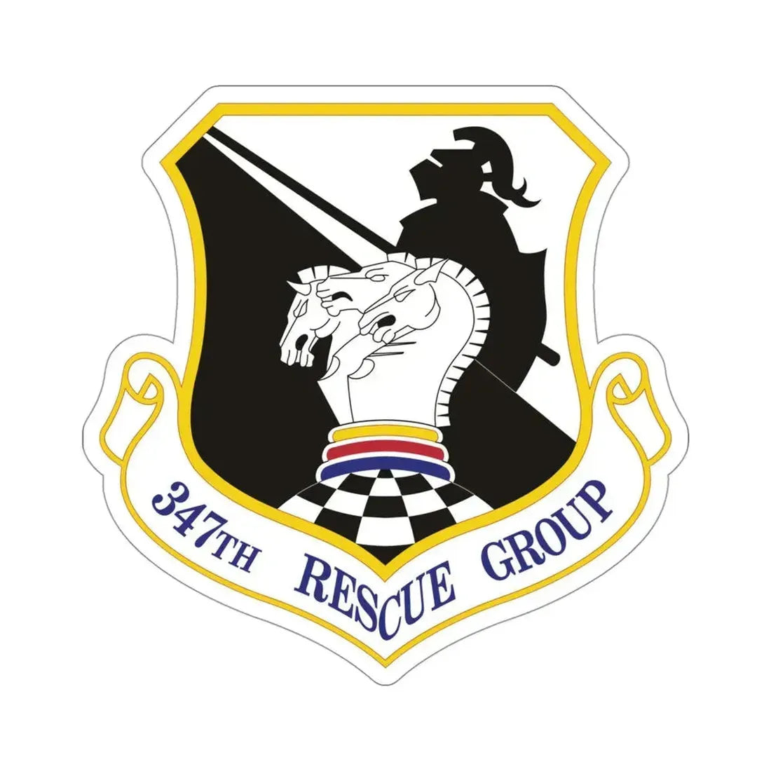 347th Rescue Group (U.S. Air Force) STICKER Vinyl Die-Cut Decal 4 Inch - The Sticker Space