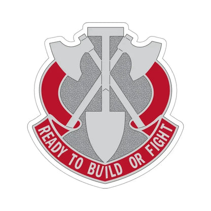 348 Engineer Group (U.S. Army) STICKER Vinyl Die-Cut Decal 4 Inch - The Sticker Space