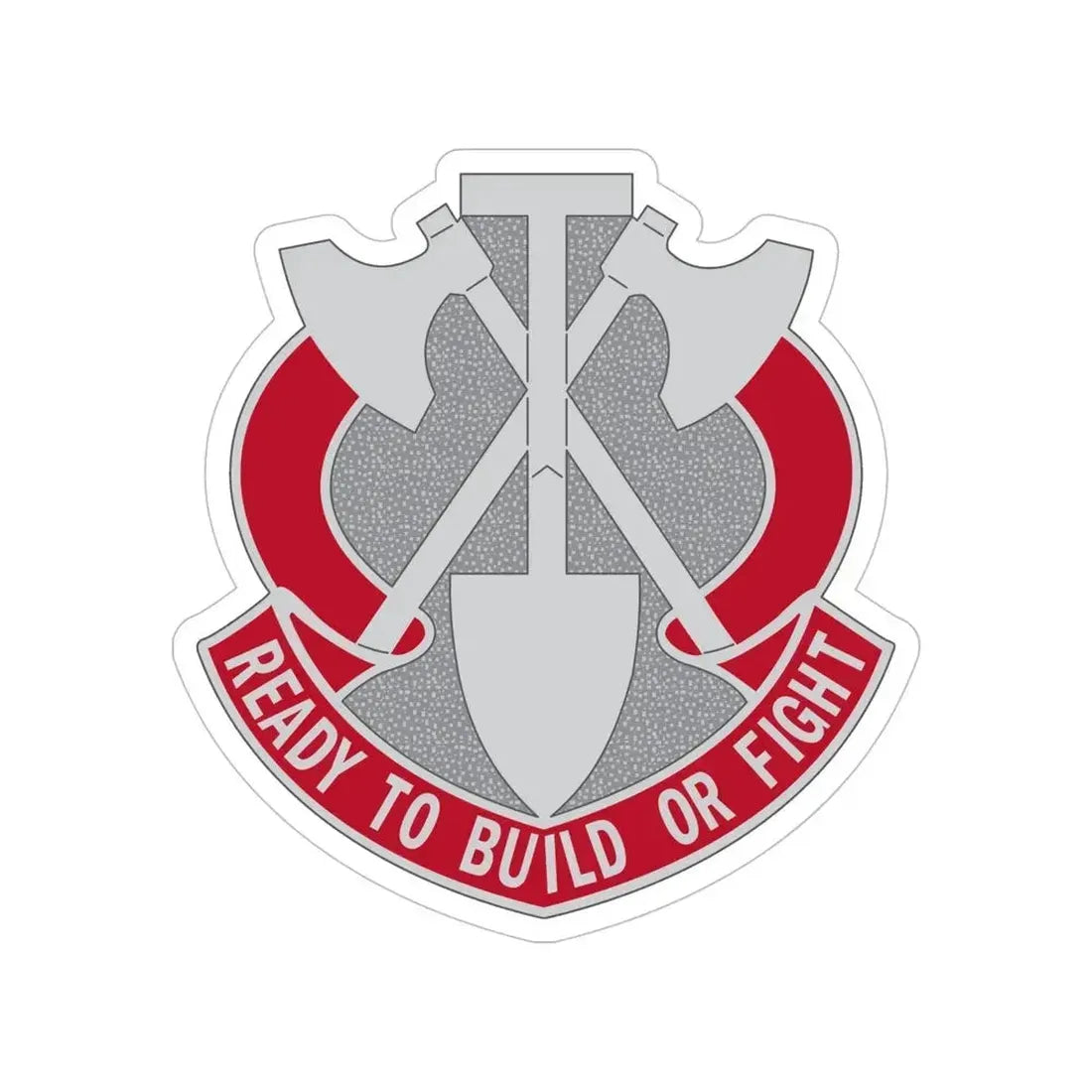 348 Engineer Group (U.S. Army) Transparent STICKER Die-Cut Vinyl Decal 6 Inch - The Sticker Space