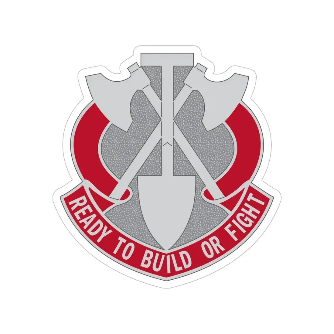 348 Engineer Group (U.S. Army) Transparent STICKER Die-Cut Vinyl Decal - The Sticker Space