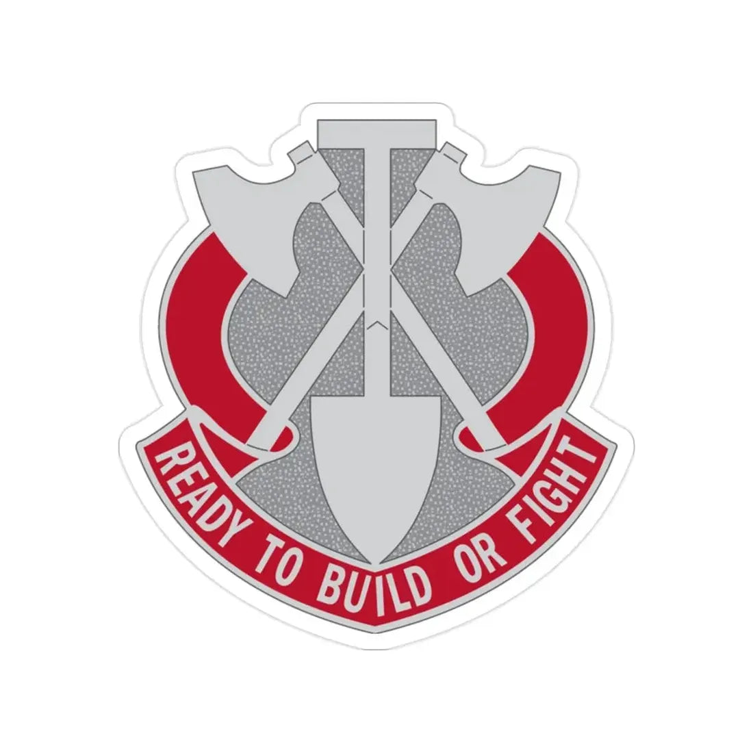 348 Engineer Group (U.S. Army) Transparent STICKER Die-Cut Vinyl Decal - The Sticker Space