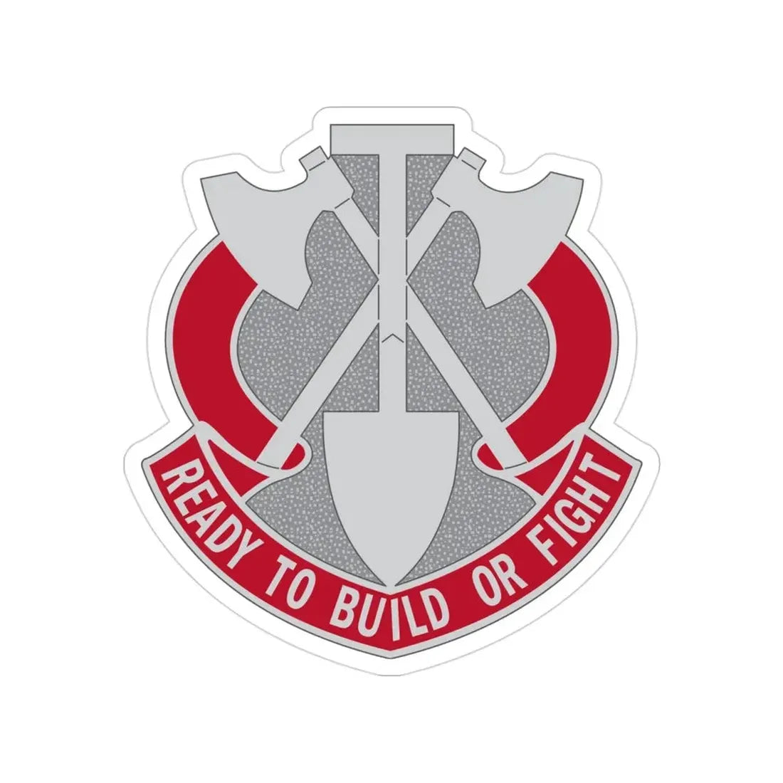 348 Engineer Group (U.S. Army) Transparent STICKER Die-Cut Vinyl Decal - The Sticker Space