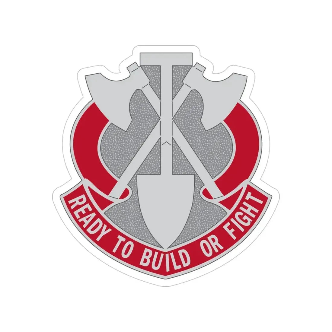 348 Engineer Group (U.S. Army) Transparent STICKER Die-Cut Vinyl Decal - The Sticker Space