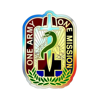 348 Field Hospital (U.S. Army) Holographic STICKER Die-Cut Vinyl Decal - The Sticker Space