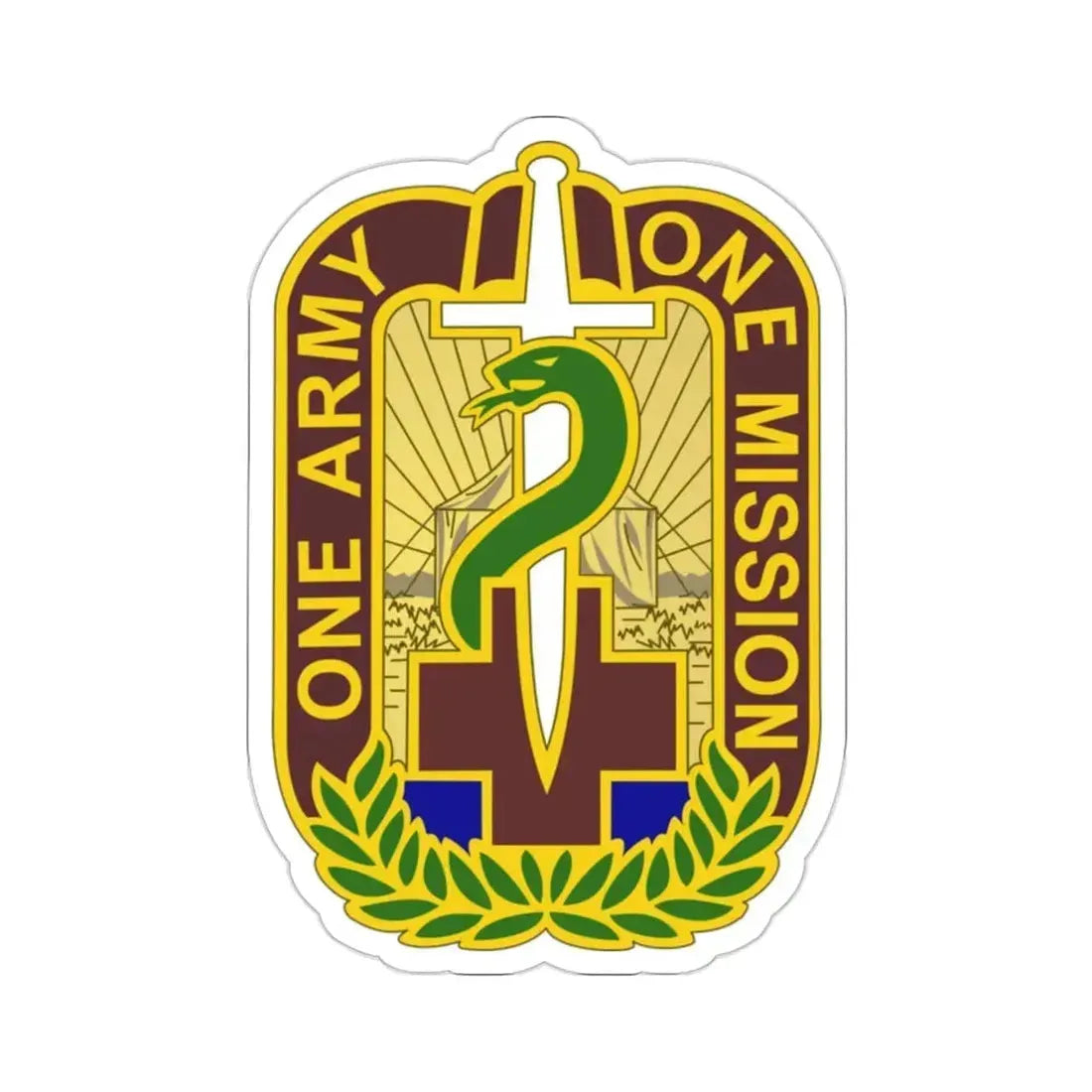 348 Field Hospital (U.S. Army) STICKER Vinyl Die-Cut Decal - The Sticker Space