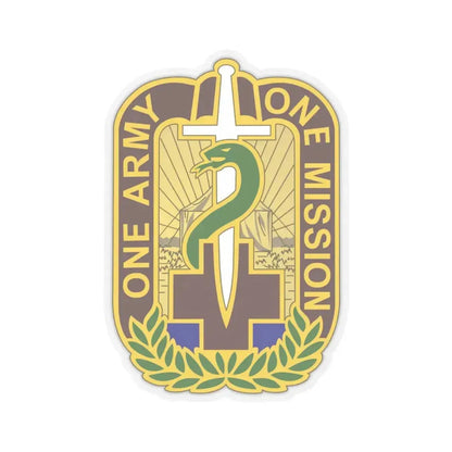 348 Field Hospital (U.S. Army) STICKER Vinyl Kiss-Cut Decal 3 Inch Transparent - The Sticker Space