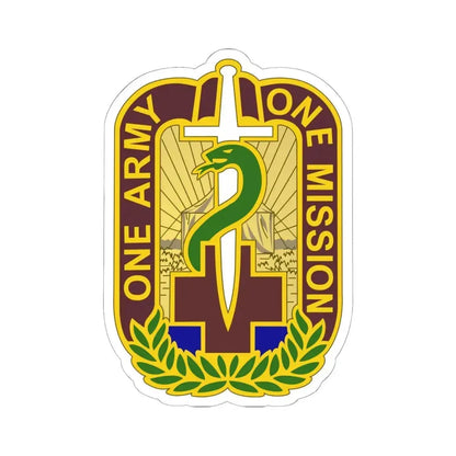 348 Field Hospital (U.S. Army) STICKER Vinyl Kiss-Cut Decal 6 Inch White - The Sticker Space