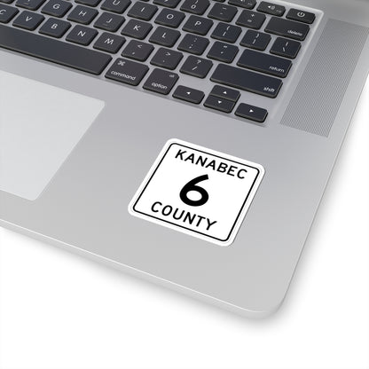 Kanabec County 6 MN (Minnesota) (Road Sign) STICKER Vinyl Kiss-Cut Decal