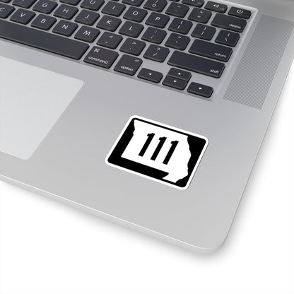 MO-111 (Missouri) (Road Sign) STICKER Vinyl Kiss-Cut Decal