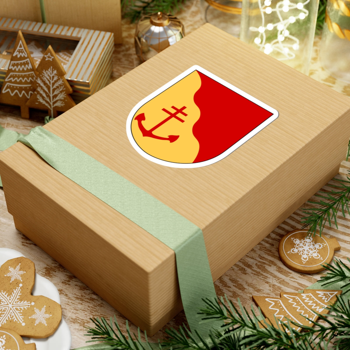 Barkåkra vapen (Sweden) (Coat of Arms) STICKER Vinyl Kiss-Cut Decal