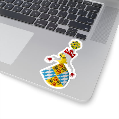 Aubert Duc de Baverie Codex 148 wapen (Netherlands) (Coat of Arms) STICKER Vinyl Kiss-Cut Decal