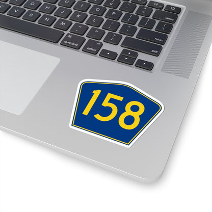 PR secondary 158 (Puerto Rico) (Road Sign) STICKER Vinyl Kiss-Cut Decal