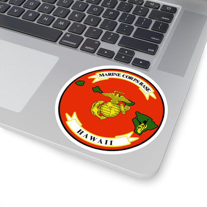 Marine Corps Base Hawaii (USMC) STICKER Vinyl Kiss-Cut Decal