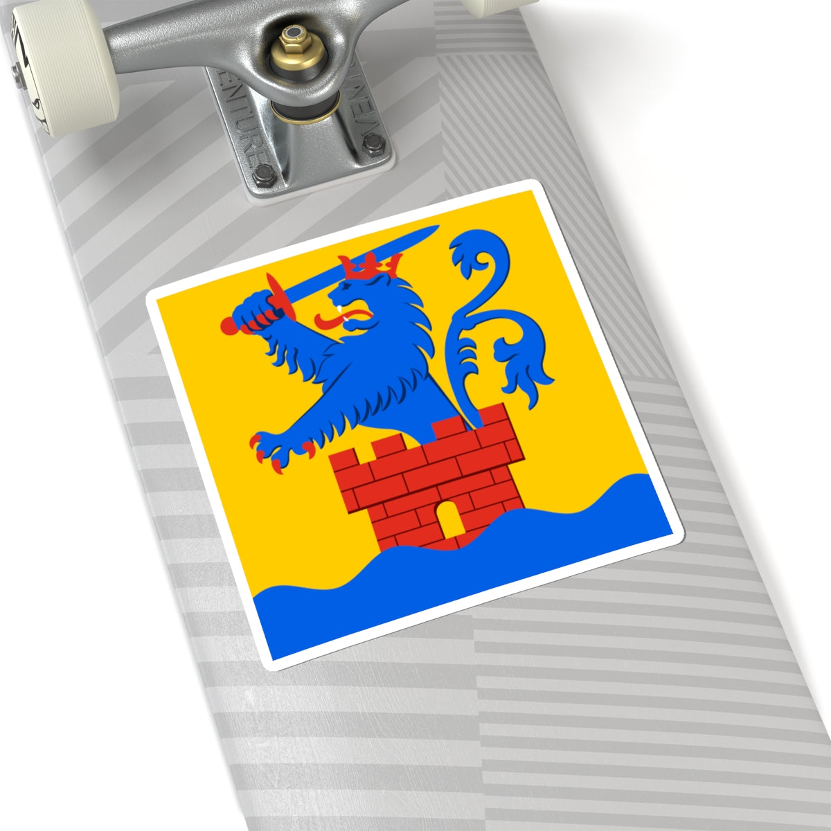 Pietarsaari.lippu (Finland) STICKER Vinyl Kiss-Cut Decal