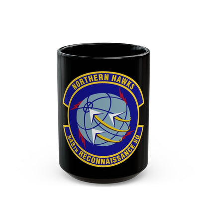 348th Reconnaissance Squadron (U.S. Air Force) Black Coffee Mug-15oz-The Sticker Space