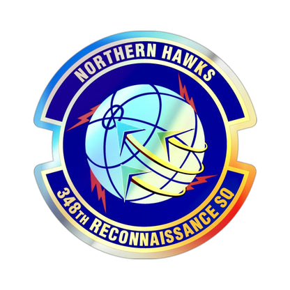 348th Reconnaissance Squadron (U.S. Air Force) Holographic STICKER Die-Cut Vinyl Decal-2 Inch-The Sticker Space