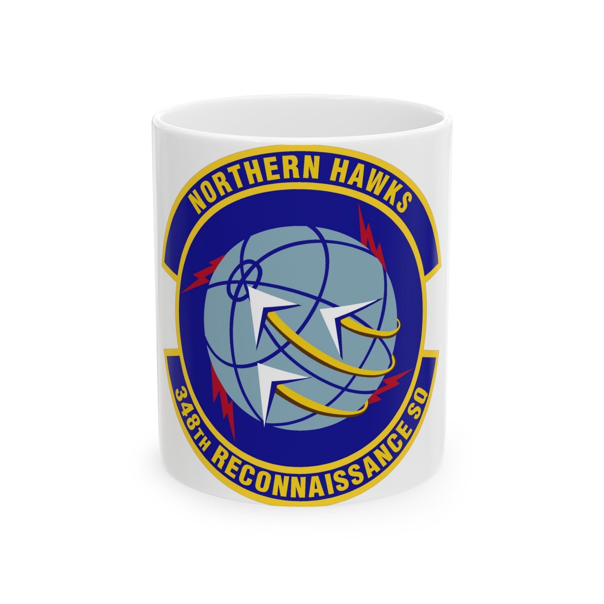 348th Reconnaissance Squadron (U.S. Air Force) White Coffee Mug-11oz-The Sticker Space