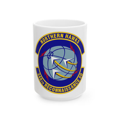 348th Reconnaissance Squadron (U.S. Air Force) White Coffee Mug-15oz-The Sticker Space