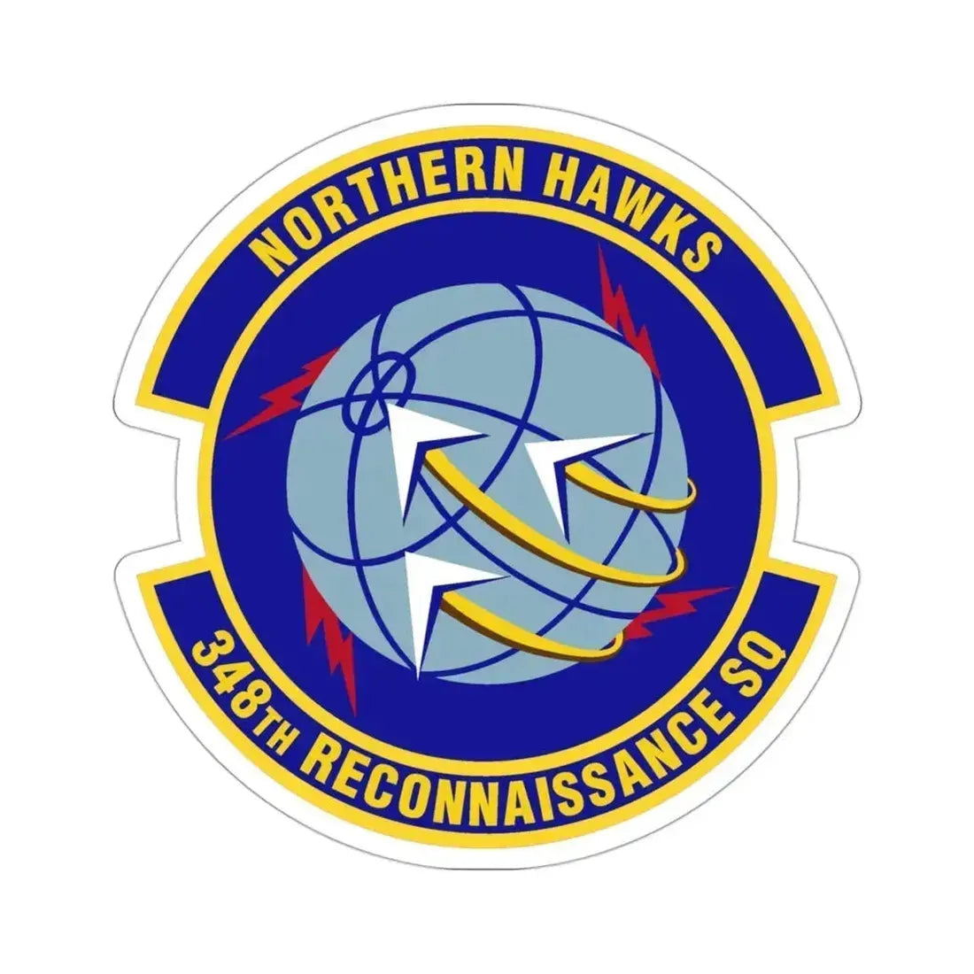 348th Reconnaissance Squadron (U.S. Air Force) STICKER Vinyl Die-Cut Decal 3 Inch - The Sticker Space