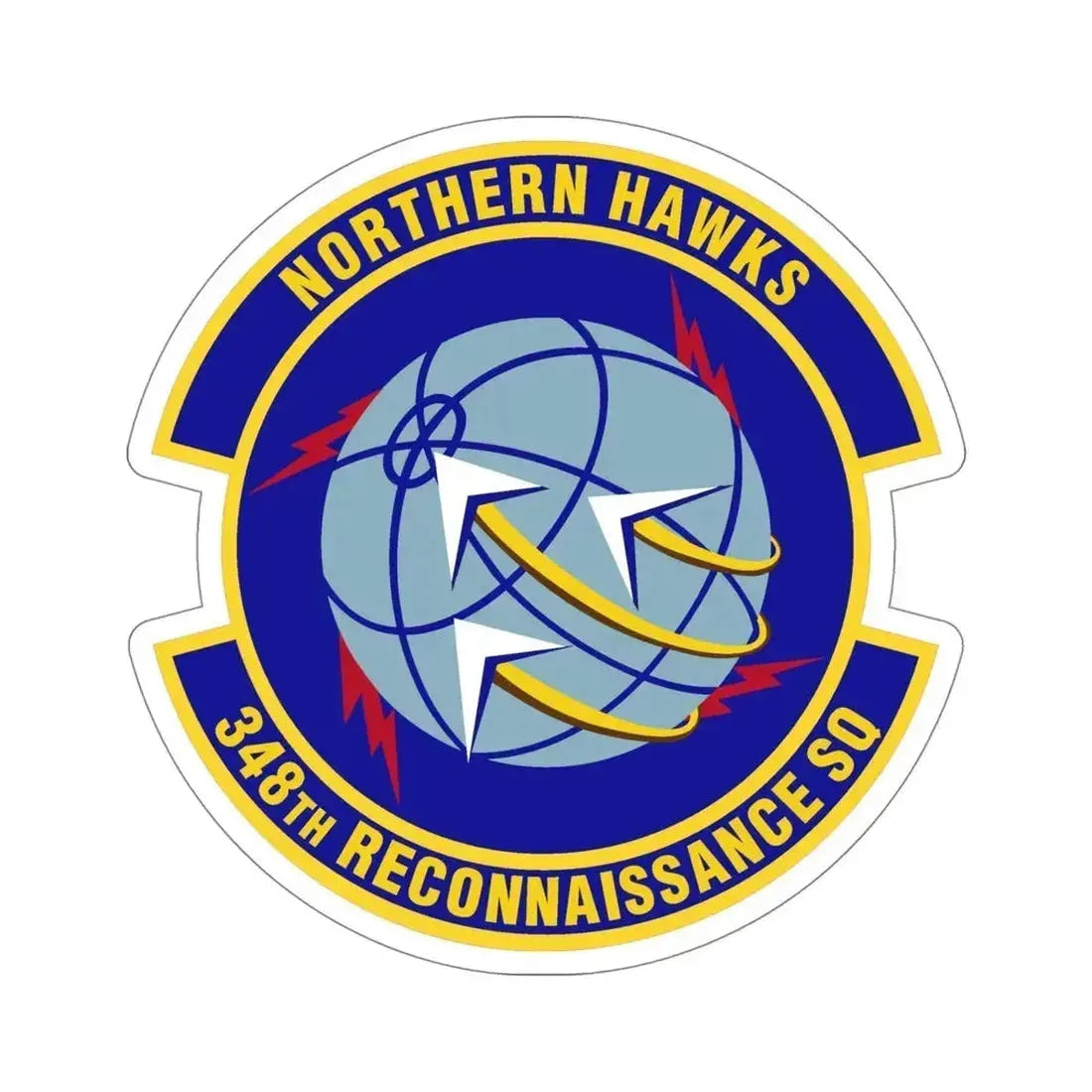 348th Reconnaissance Squadron (U.S. Air Force) STICKER Vinyl Die-Cut Decal 5 Inch - The Sticker Space