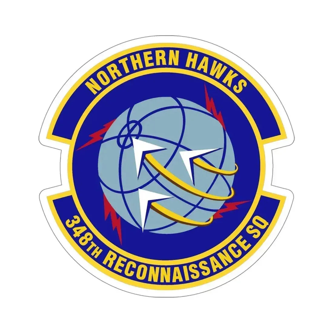 348th Reconnaissance Squadron (U.S. Air Force) STICKER Vinyl Die-Cut Decal 5 Inch - The Sticker Space