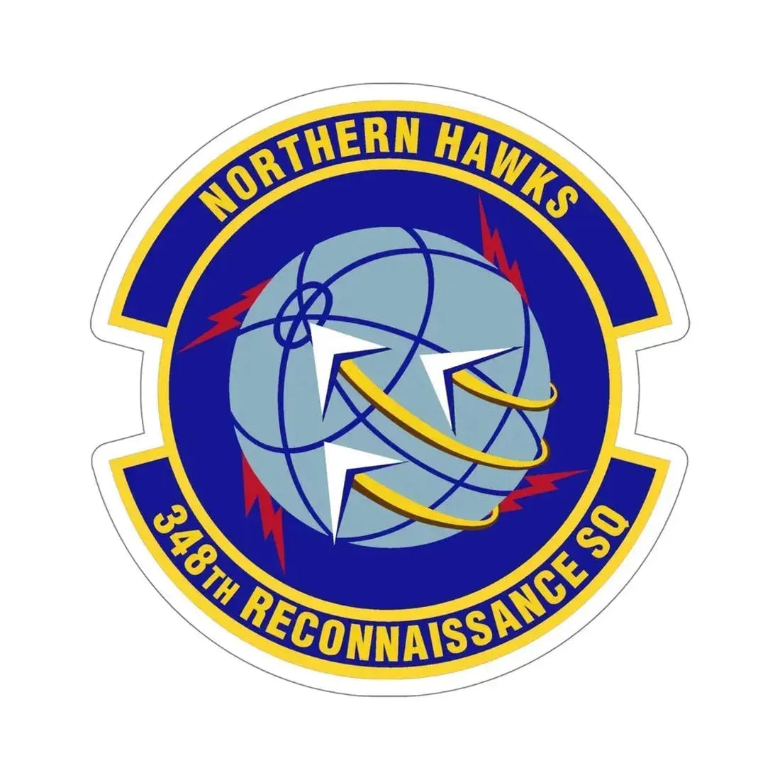 348th Reconnaissance Squadron (U.S. Air Force) STICKER Vinyl Die-Cut Decal - The Sticker Space