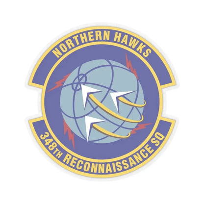 348th Reconnaissance Squadron (U.S. Air Force) STICKER Vinyl Kiss-Cut Decal 3 Inch Transparent - The Sticker Space
