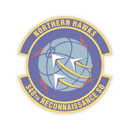 348th Reconnaissance Squadron (U.S. Air Force) STICKER Vinyl Kiss-Cut Decal 4 Inch Transparent - The Sticker Space