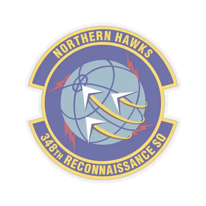 348th Reconnaissance Squadron (U.S. Air Force) STICKER Vinyl Kiss-Cut Decal 6 Inch Transparent - The Sticker Space