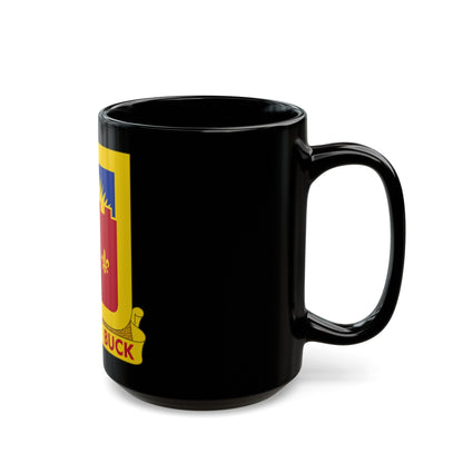 349 Armored Field Artillery Battalion (U.S. Army) Black Coffee Mug-The Sticker Space