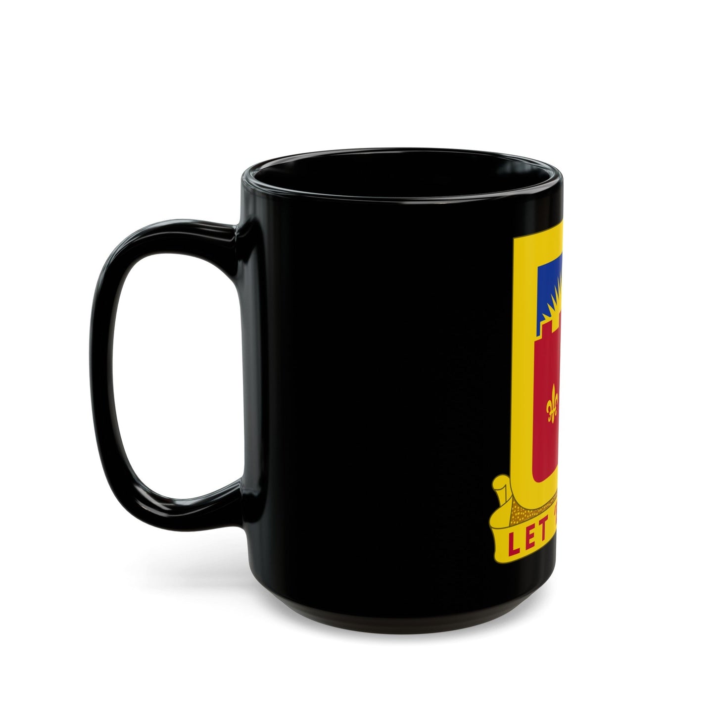 349 Armored Field Artillery Battalion (U.S. Army) Black Coffee Mug-The Sticker Space