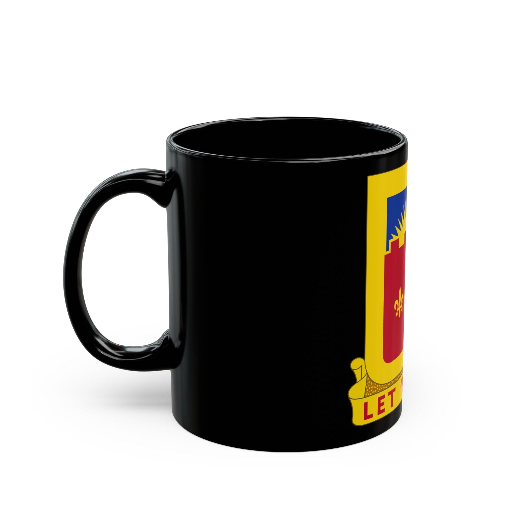 349 Armored Field Artillery Battalion (U.S. Army) Black Coffee Mug-The Sticker Space