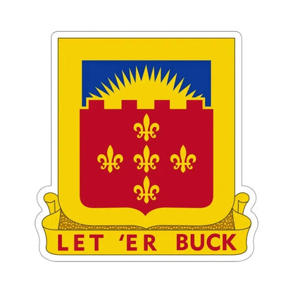 349 Armored Field Artillery Battalion (U.S. Army) STICKER Vinyl Die-Cut Decal 4 Inch - The Sticker Space