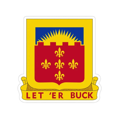 349 Armored Field Artillery Battalion (U.S. Army) Transparent STICKER Die-Cut Vinyl Decal 5 Inch - The Sticker Space